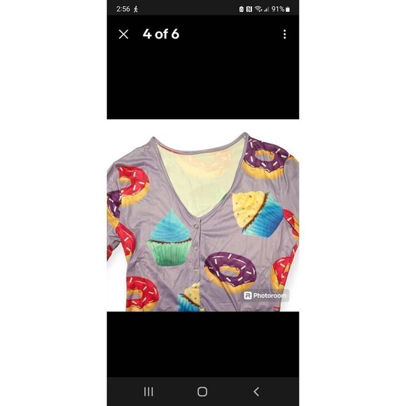 NWOT FYMNSI WOMENS SEXY SLEEP ROMPER - Picture 4 of 5